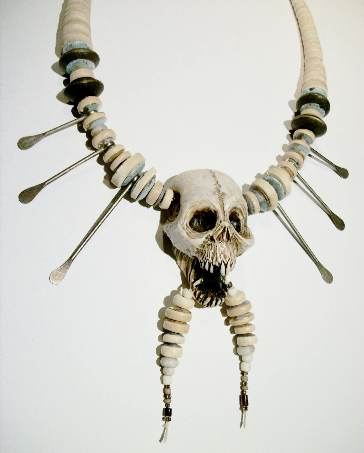 Voodoo Mama ZombieHead Necklace