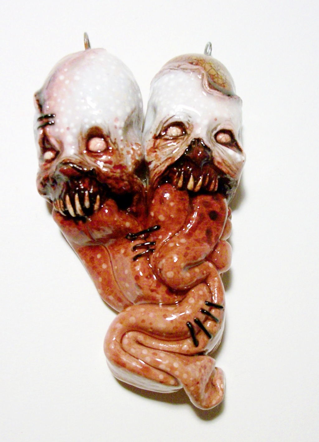 Original Monster Heart ZombieHead Pendant