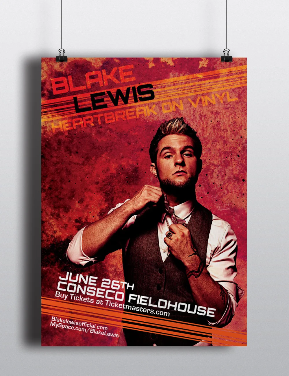 (Fictional) Blake Lewis Poster
