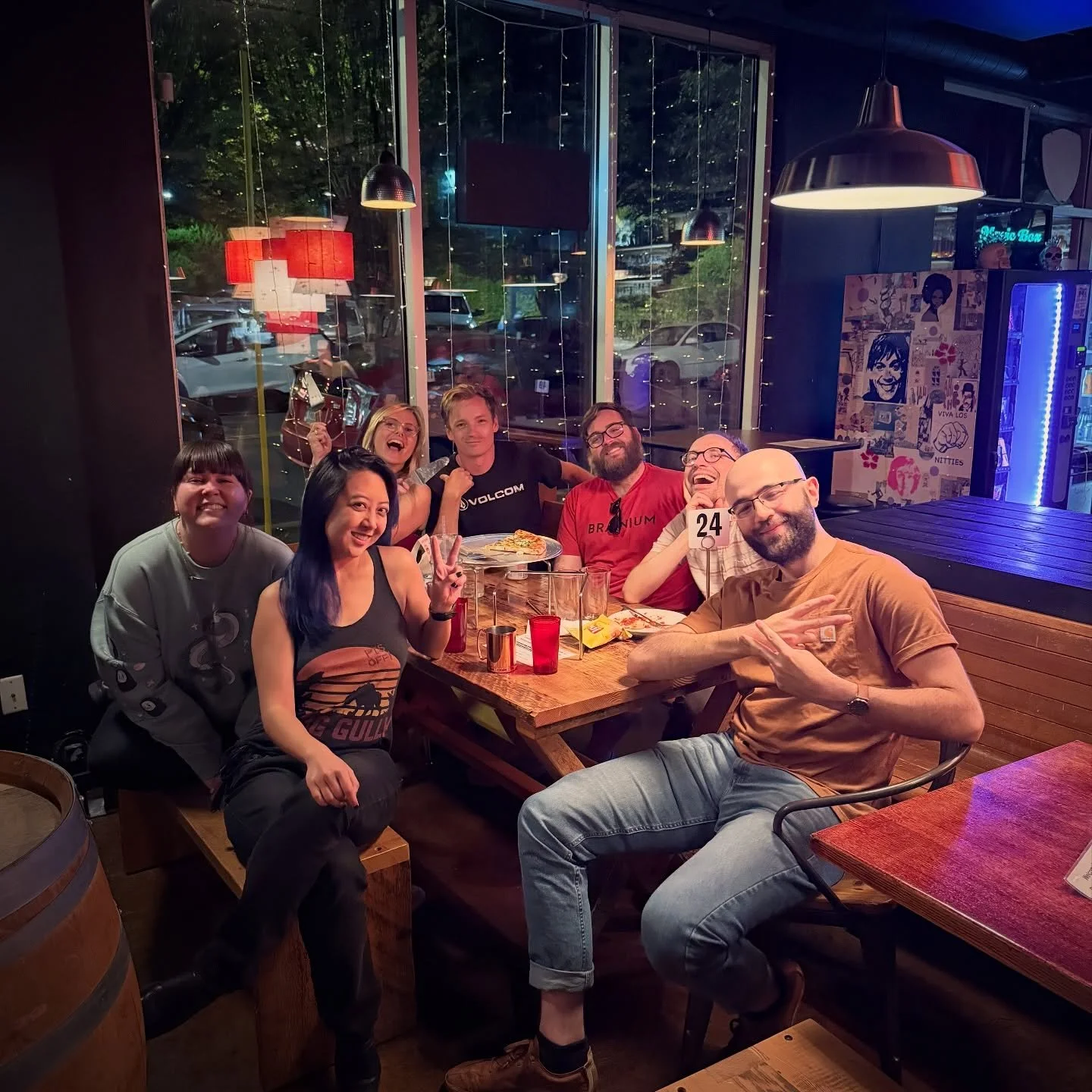 Join us at @pinkys.pizza every Thursday for free trivia! 512+ bottles of whiskey 🥃 , damn fine pizza 🍕 , 8 local beer taps 🍺 , a brilliant selection of Italian wine bottles 🍷 , or cocktails of your dreams 🤔!
&hellip;
🎤 In-Person 6-8 p.m.: Free 