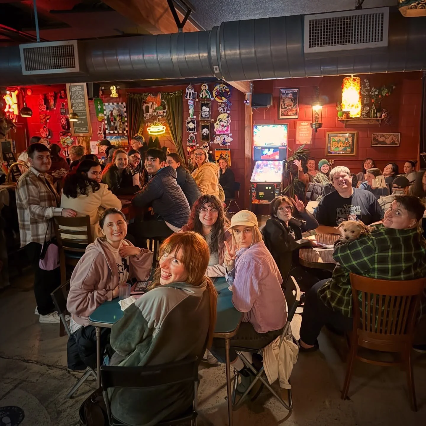 Tuesday Trivia at @adviceboothpdx !! Delicious cocktails, craft beer 🍺, Vegan Jell-O shots, sexy cheese 🧀&hellip; taco Tuesday 🌮&hellip; Weiners (Beef and Vegan) 🌭 &hellip; and free trivia fun. Seating indoors or outdoors on the covered and 🔥 he