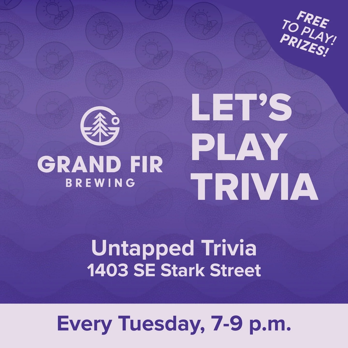 🥳🧠🧐 Free Trivia Tuesdays: Gather your teams to eat, drink, and play bar trivia at Grand Fir Brewing.

@grandfirbrewing is located at 1403 SE Stark Street, Portland, OR 97214 in the Buckman neighborhood of Southeast Portland.

Learn more about Port