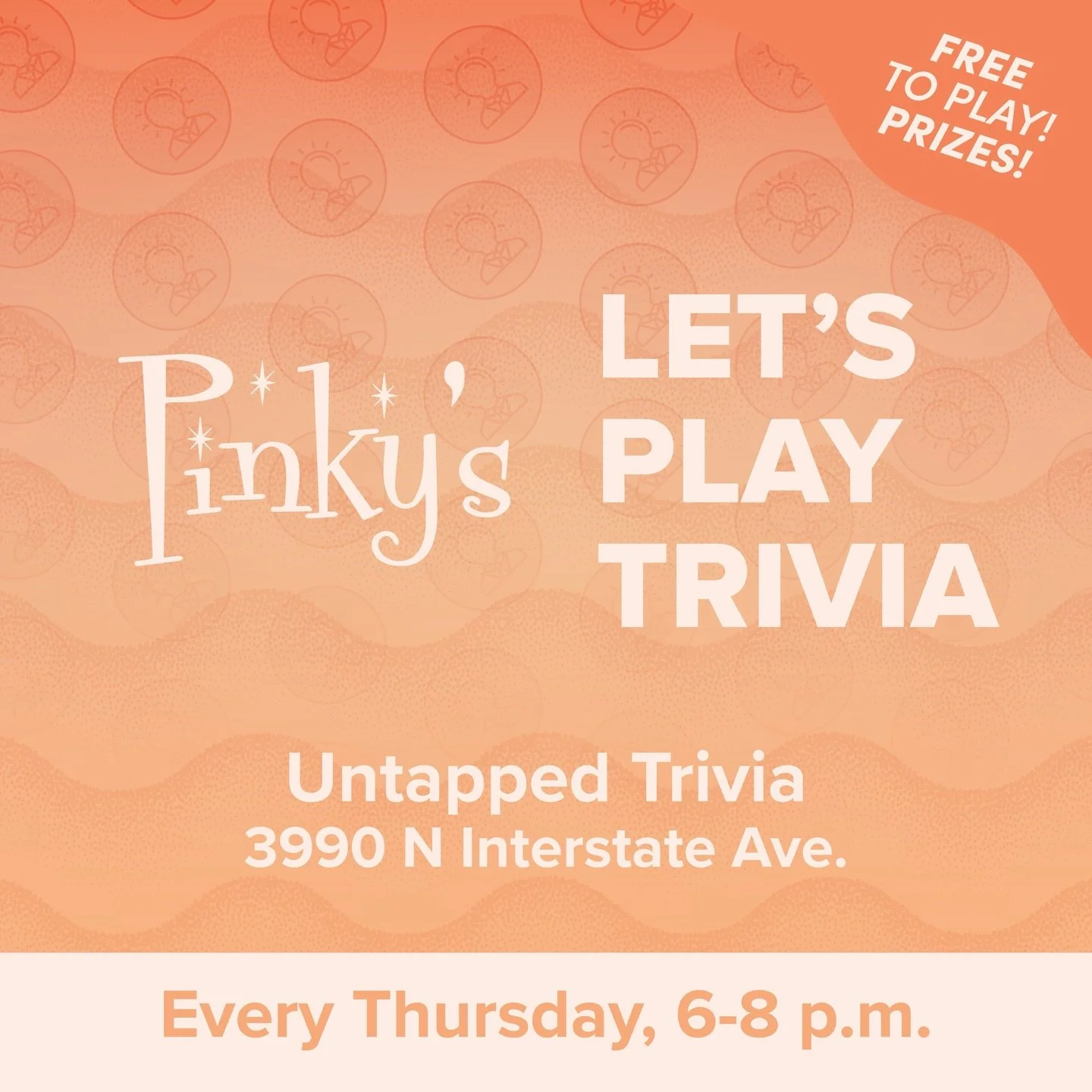 Eat, drink, and play trivia at Pinky&rsquo;s, Portland&rsquo;s woman-owned whiskey bar with damn fine pizza, every Thursday, 6-8 p.m.

@untappedtrivia is always free to play with prizes. @pinkys.pizza&nbsp;is located at is located at 3990 N Interstat