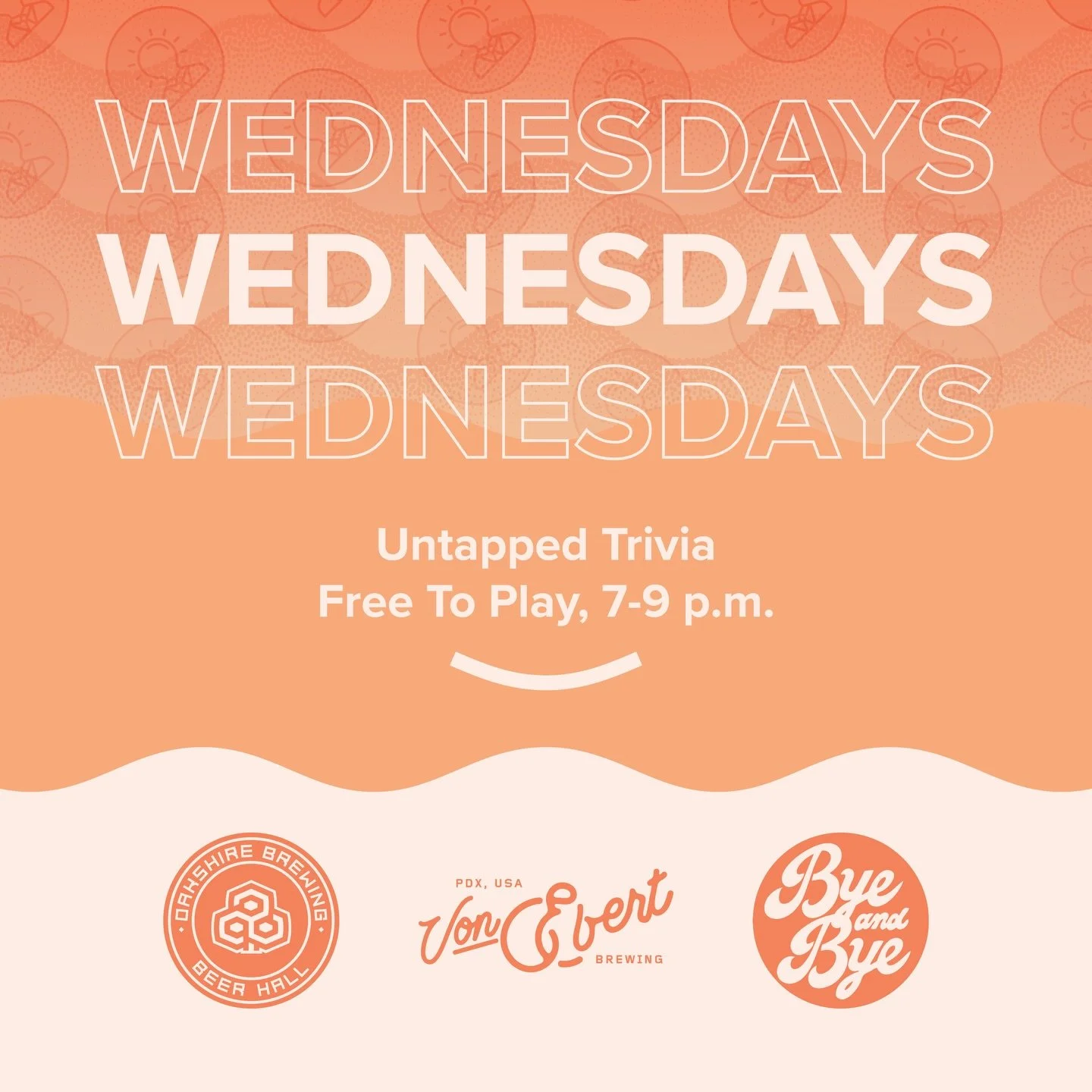🧠 @untappedtrivia Wednesday trivia nights! Free to play, no apps are required, and prizes! Gather your team to play bar trivia Wednesday at these fantastic #pdx bars. Use the link in our bio to learn more.

🤗 Wednesday Trivia Schedule
Trivia Every 