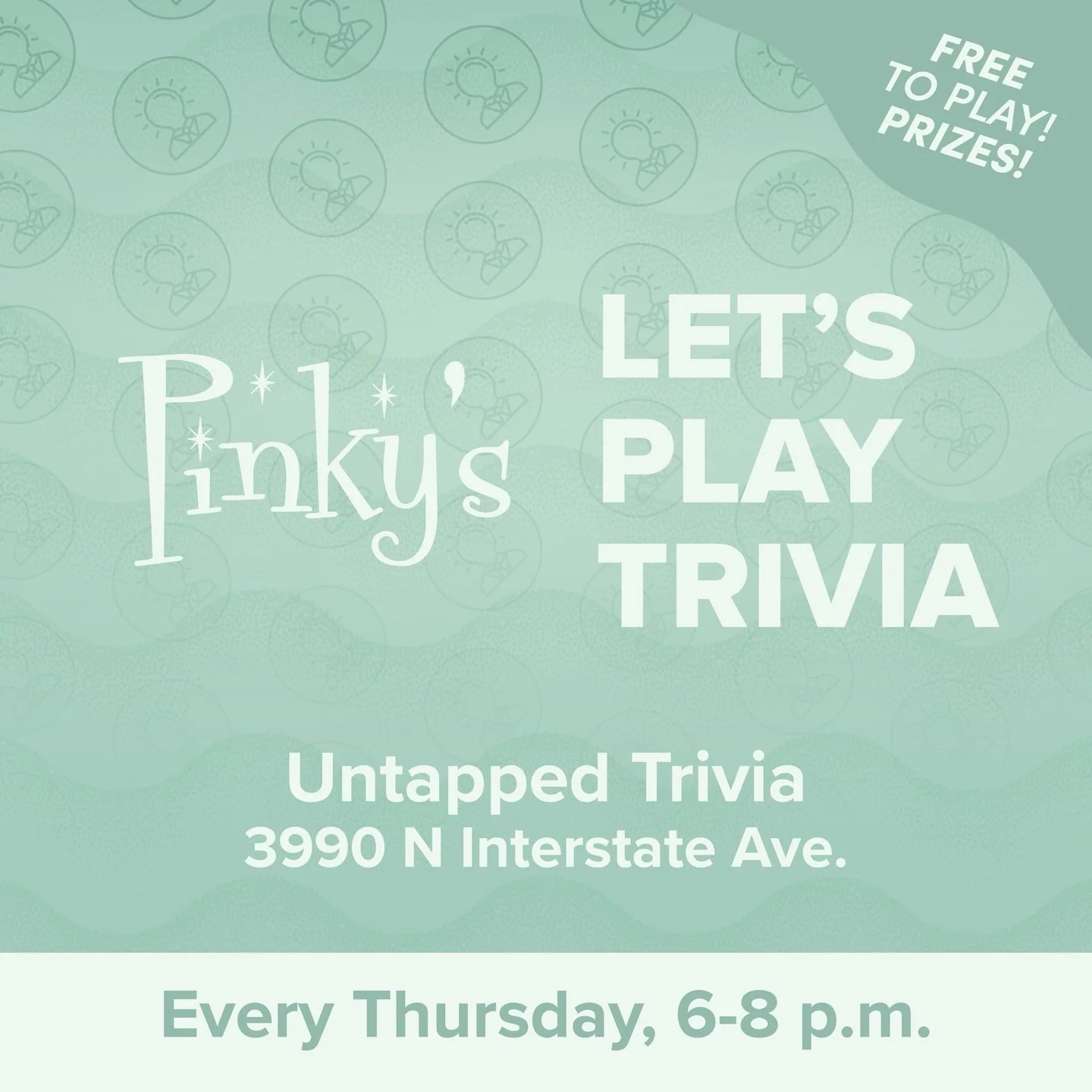 Eat, drink, and play trivia at Pinky&rsquo;s, Portland&rsquo;s woman-owned whiskey bar with damn fine pizza, every Thursday, 6-8 p.m.

@untappedtrivia is always free to play with prizes. @pinkys.pizza&nbsp;is located at is located at 3990 N Interstat