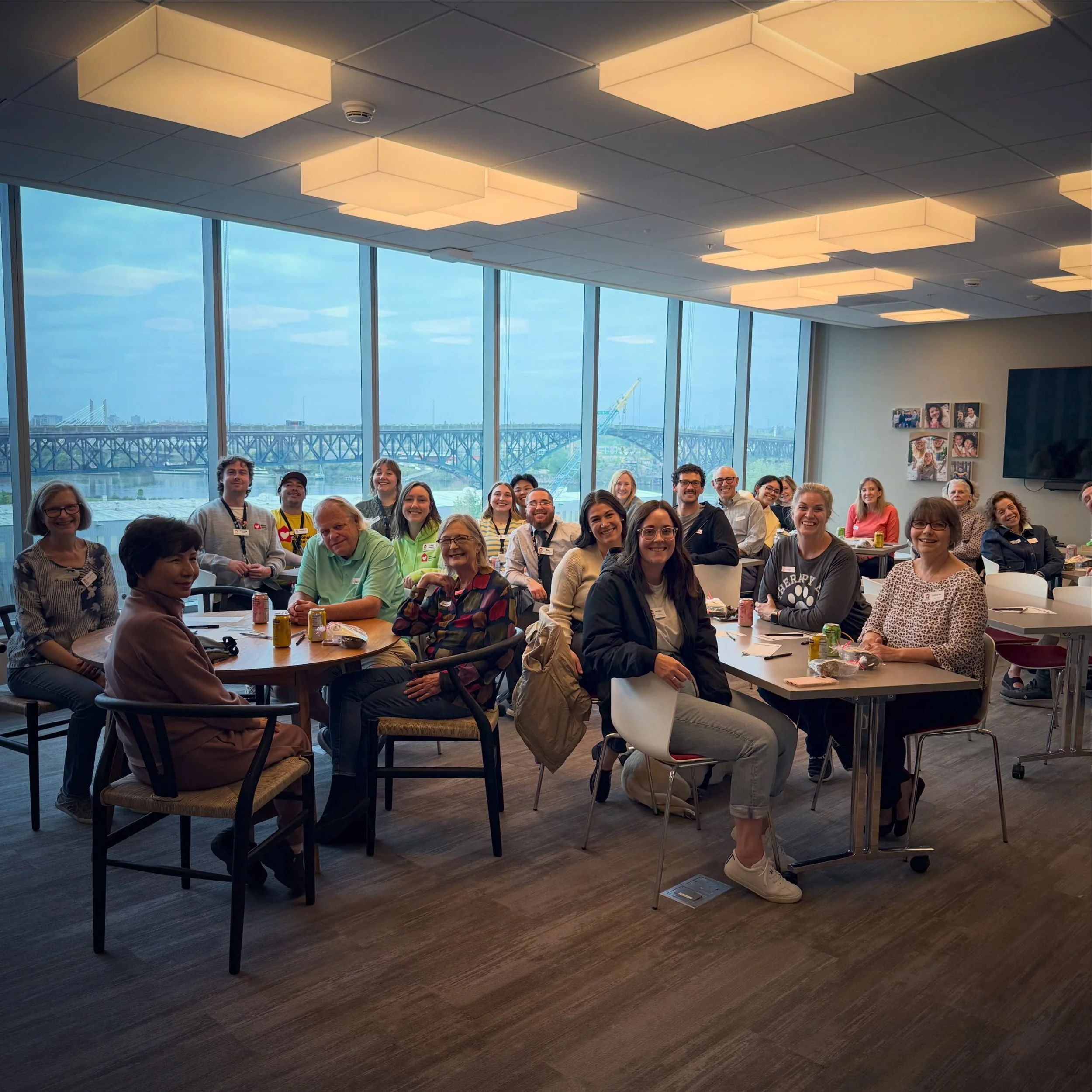 We had an amazing time hosting incredible volunteers over yummy food of @ronaldmcdonaldhouseoregon last week at the South Waterfront House. Thank you to everyone who joined us and congrats to all the trivia winners! Can&rsquo;t wait until we do this 