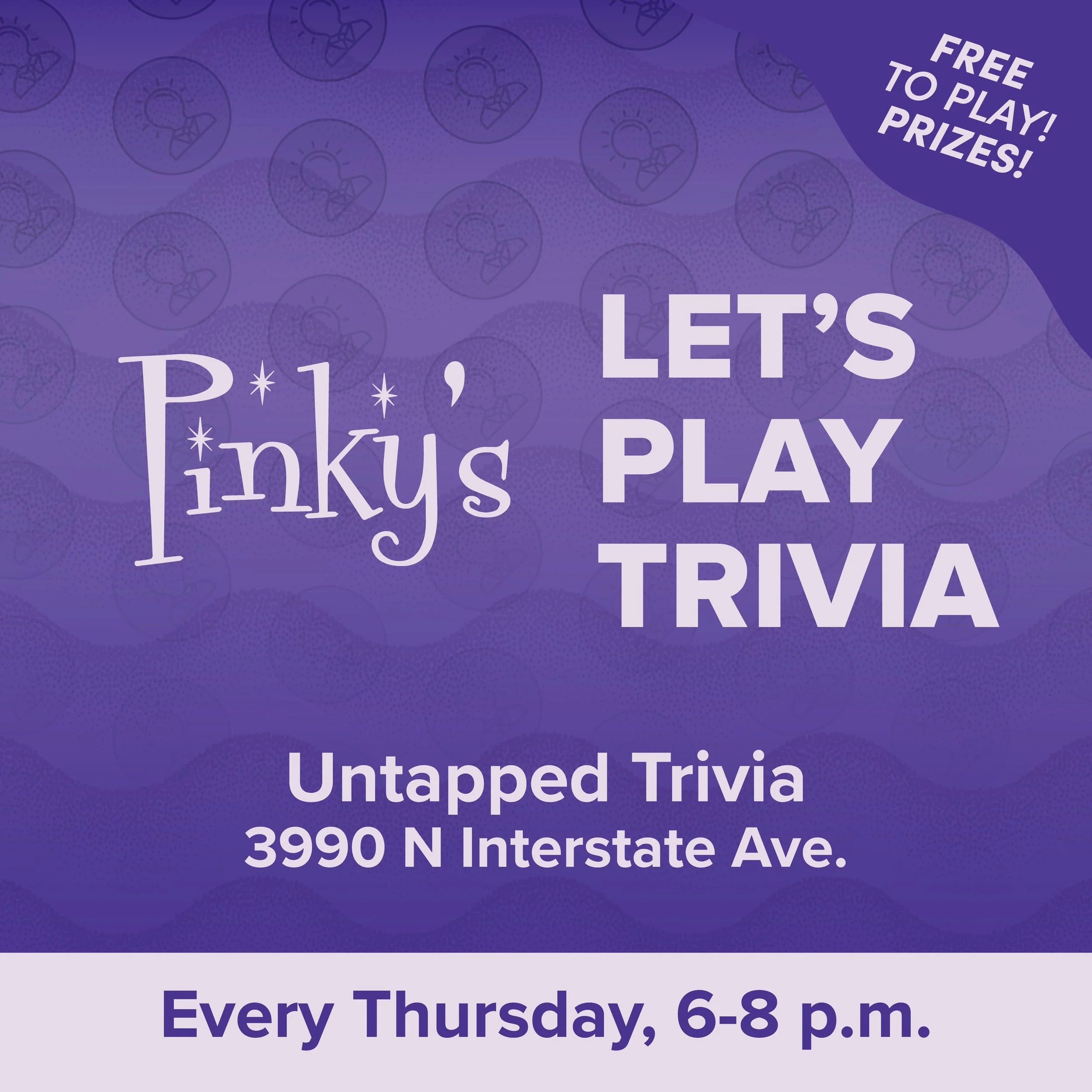 Free Bar Trivia Thursdays at Pinky&rsquo;s, Portland&rsquo;s woman-owned whiskey bar with damn fine pizza

Eat, drink, and win prizes at @untappedtrivia &mdash;&nbsp;@pinkys.pizza&nbsp;is located at is located at 3990 N Interstate Ave, Portland, OR 9