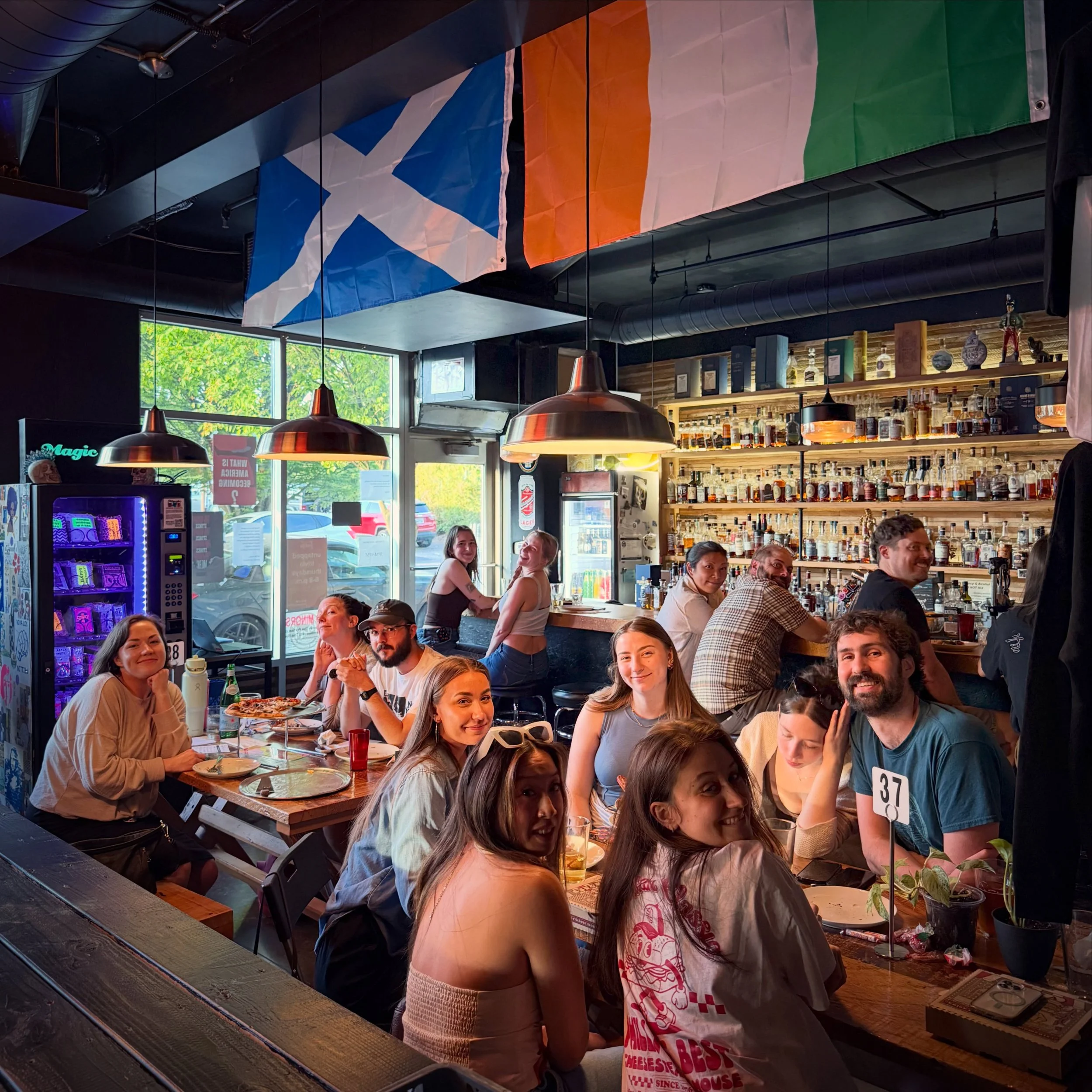 Free Trivia Thursdays, 6-8 p.m. Pinky&rsquo;s is a woman-owned whiskey bar with damn fine pizza. Over 460 bottles of whiskey, 8 local beer taps, and a brilliant selection of Italian wine bottles.

@pinkys.pizza is located at is located at 3990 N Inte