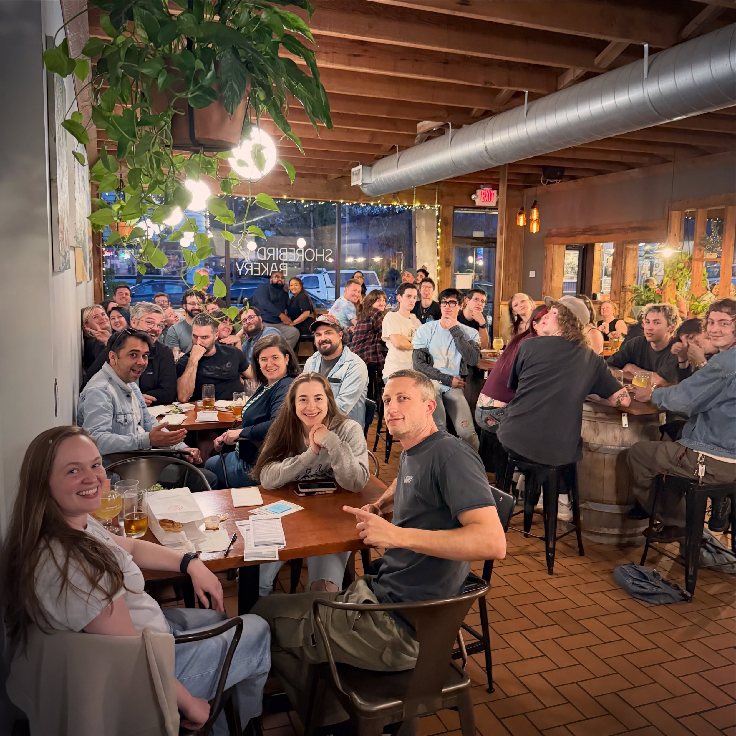 @untappedtrivia at Oakshire Beer Hall is free to play every Wednesday from 7-9 p.m. Eat, drink, and play bar trivia.

@oakbrewpdx brewery Oakshire Portland based taproom with 26 fresh taps, square pan pizzas and delectable salads is located at 5013 N