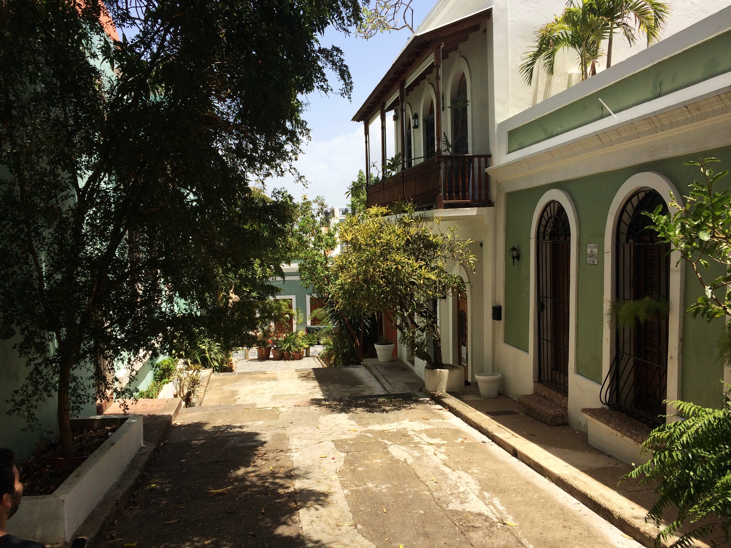 A Back Alley in Old San Juan