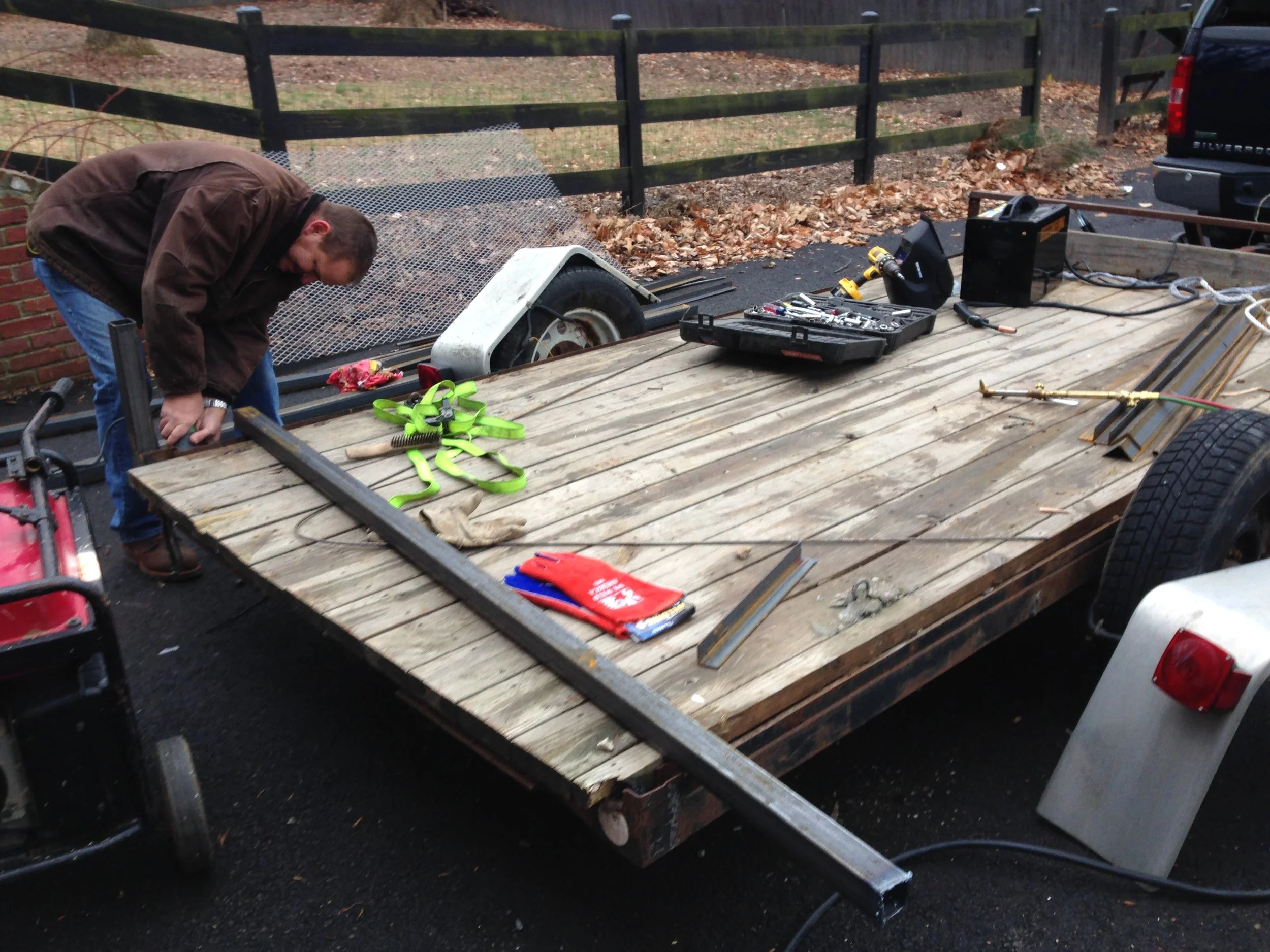 How to Rebuild a Landscaping Trailer Part 2