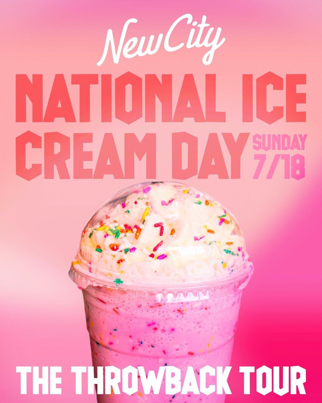 Dude, we're getting the band back together! We're celebrating National Ice Cream Day this year in style: by throwing a huge THROWBACK FEST party 🎉

THREE fan favorite flavors are coming back, for National Ice Cream Day only, as our HEADLINERS:
🍦Rai