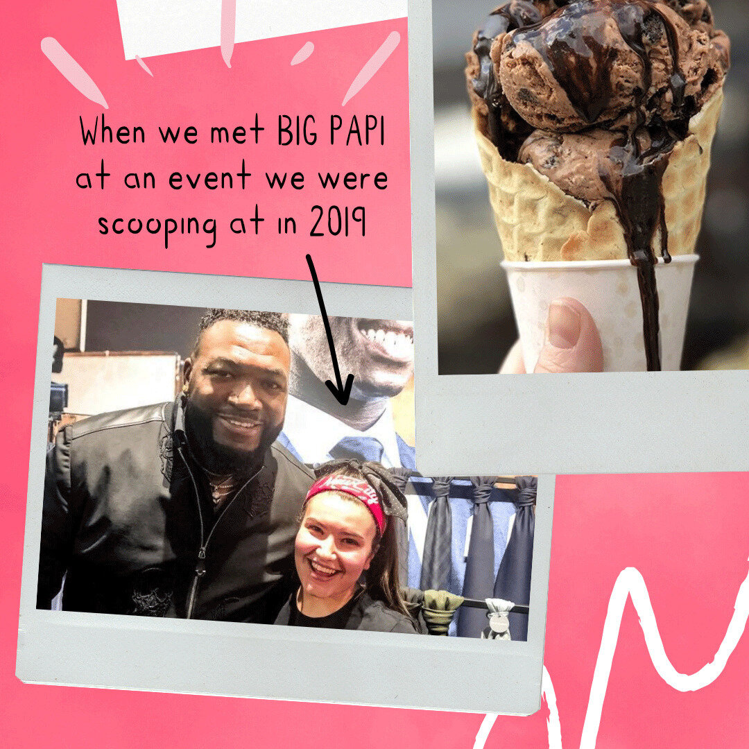 Throwing it back to when we met BIG PAPI ⚾ Meeting a Red Sox legend has to be one of the coolest things we've been able to do 🤩 

National Ice Cream Day is just 4 days away! We're sharing our favorite New City memories all week long to reminisce and