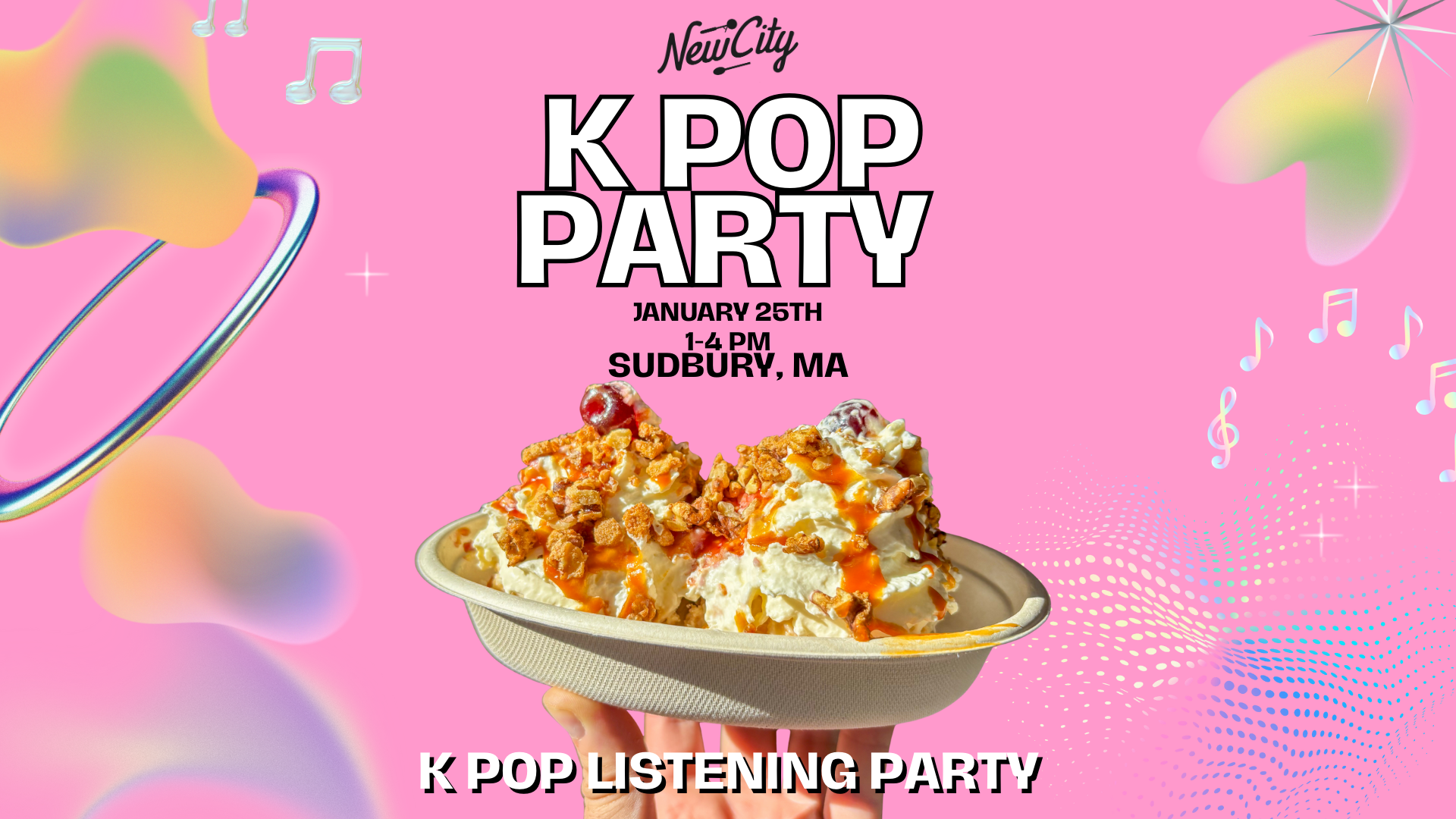 K-Pop Listening Party at New City Microcreamery Sudbury