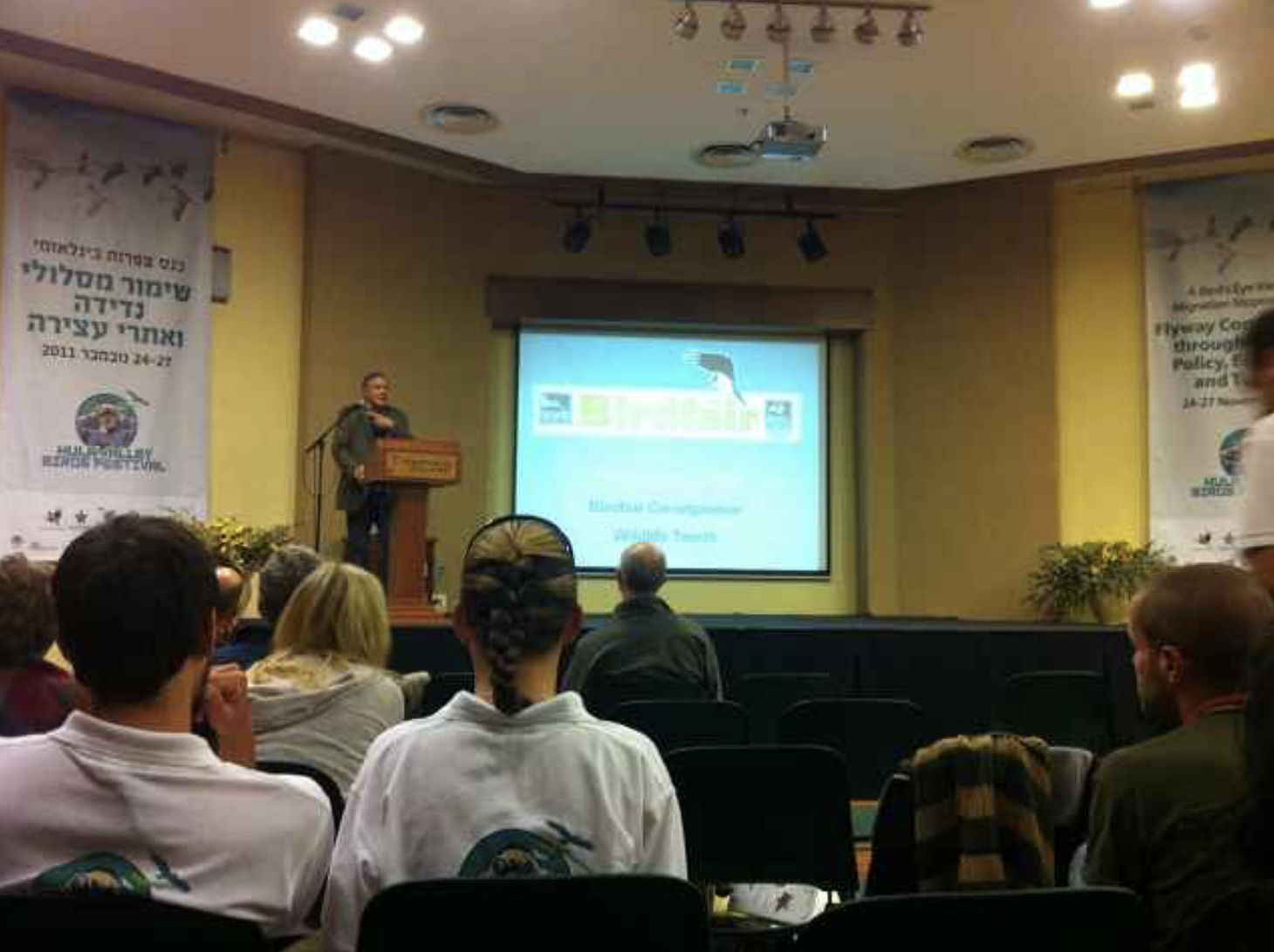 Tim Appleton talks on the subject of running an international bird fair