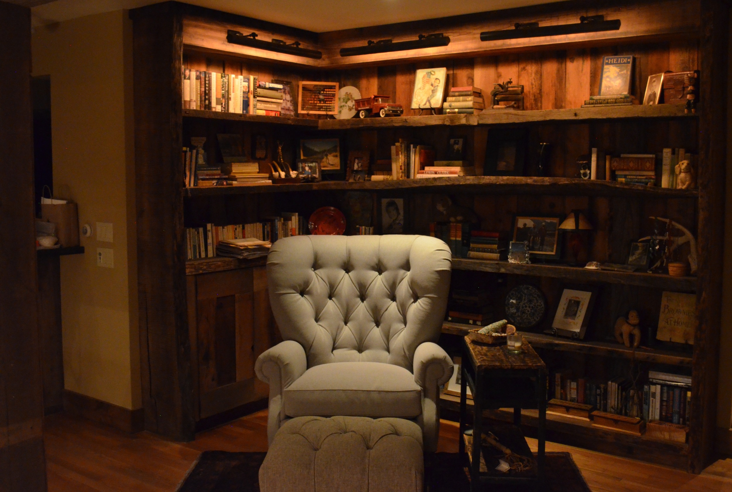 Barnwood Bookcase
