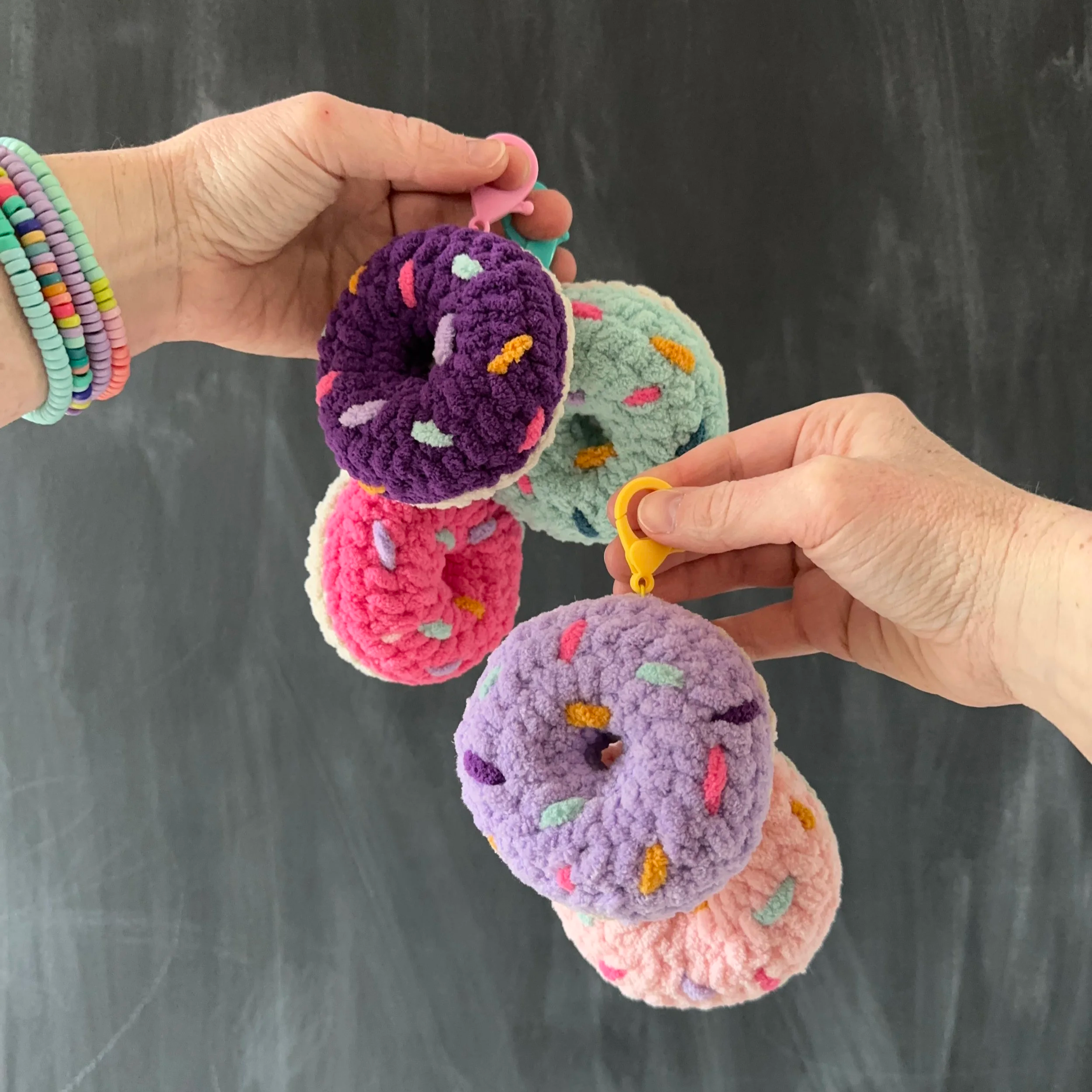 Mini Donut Bag Charm