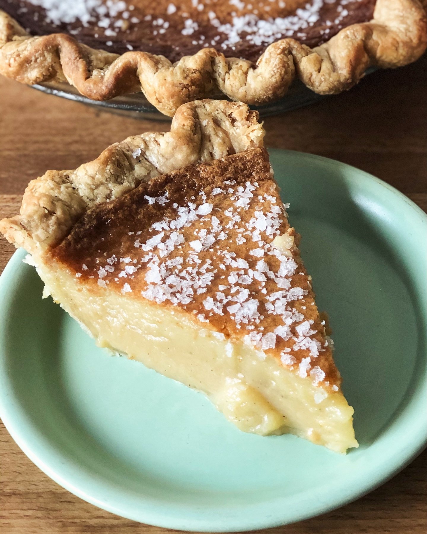 A slice of classic Salted Honey Pie is always a good idea. 🍯