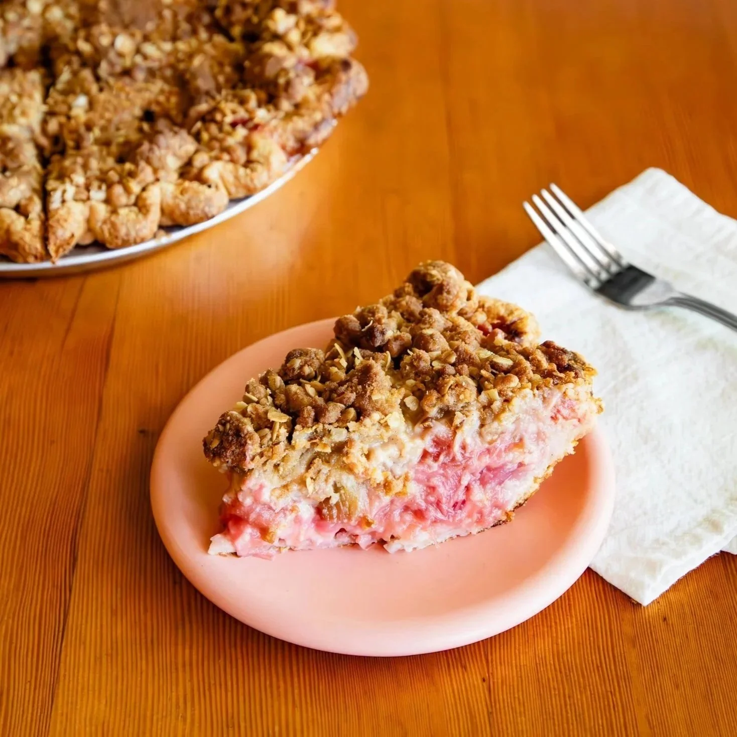 Rhubarb Streusel