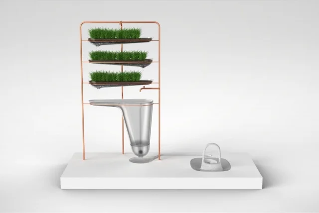 Squatting toilet from Phillips test project. See video above to understand the project.
