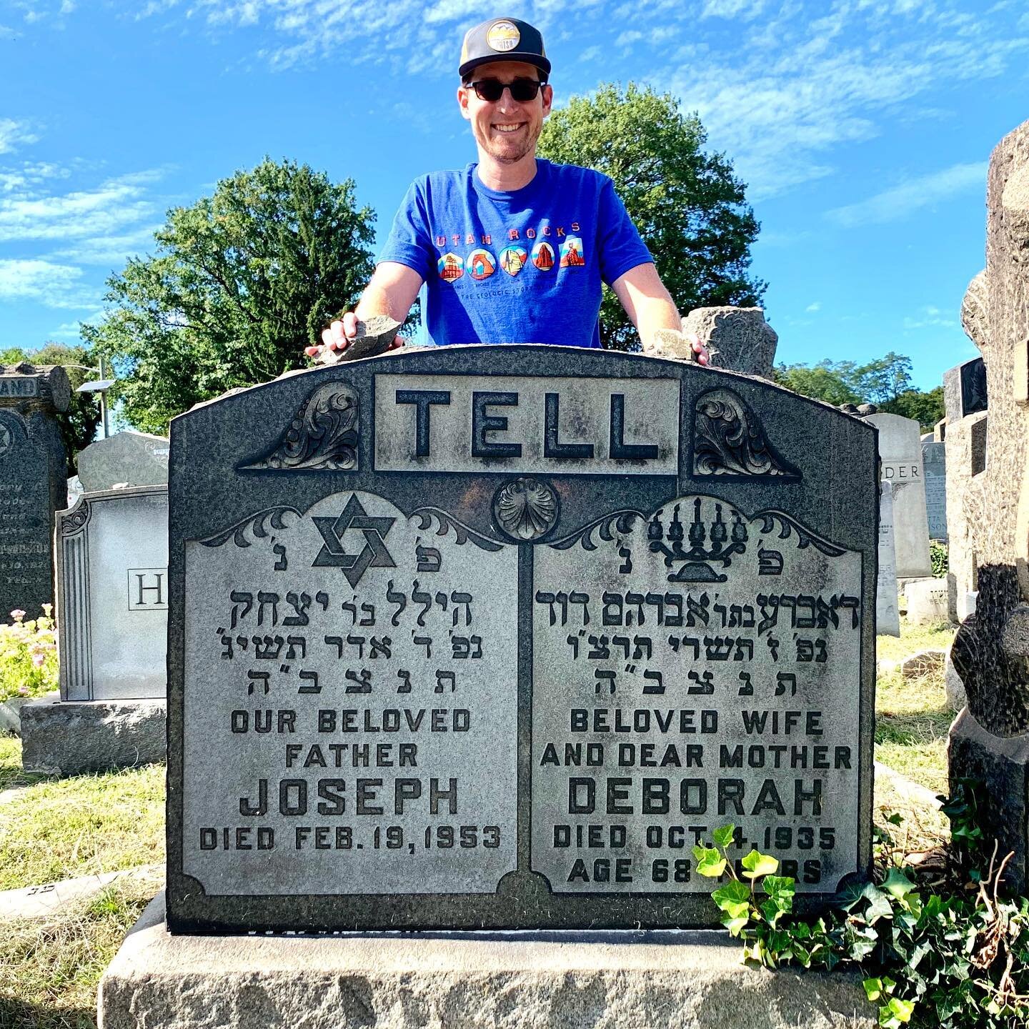 While in New Jersey to pay respects and handle affairs for @kzupp&rsquo;s father Ron Zupp who very sadly recently passed, we went on a second family quest to the afterlife...

My great-great grandfather Jospeh Tell and my great-great grandmother Debo