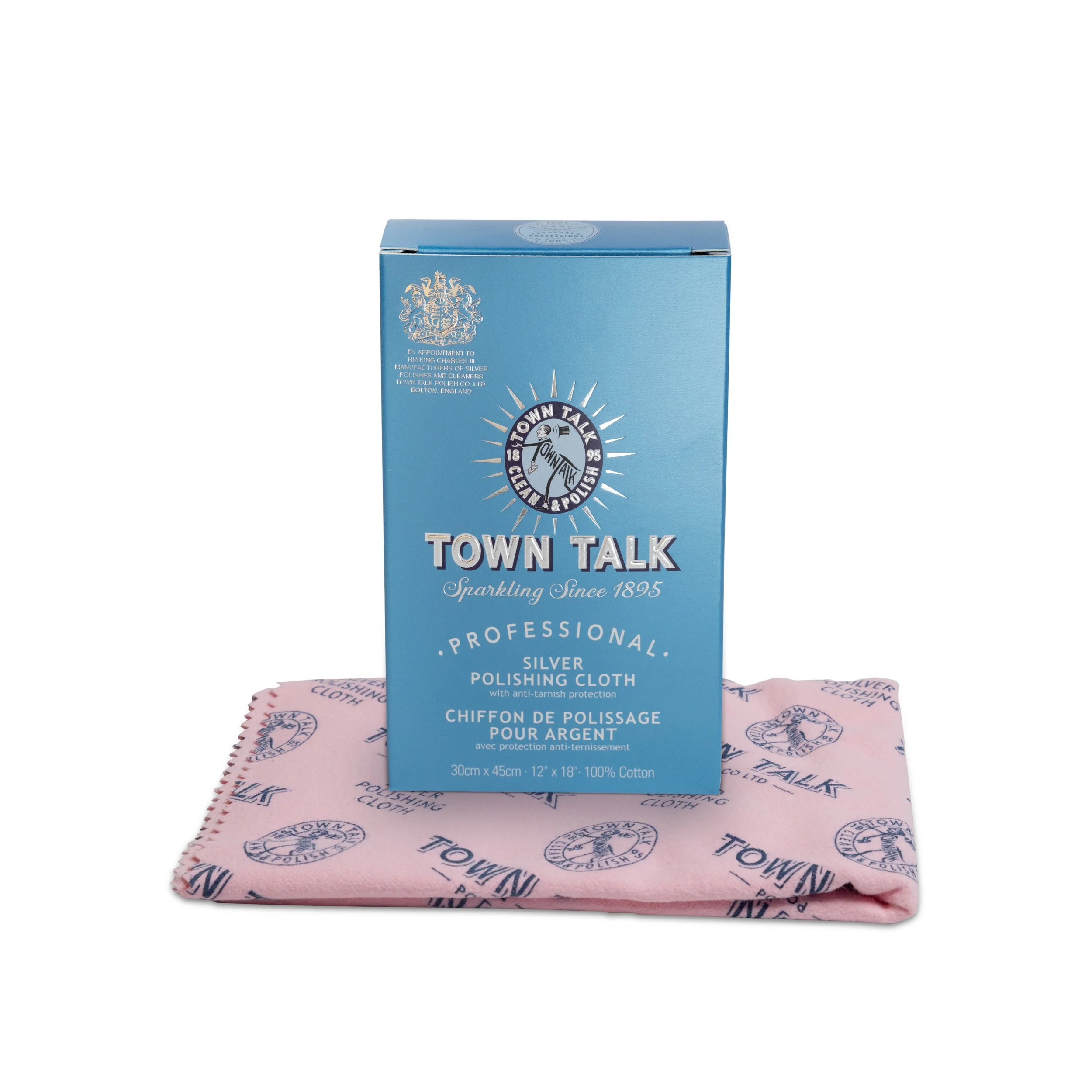 Anti-Tarnish Silver Polishing Cloth 30 x 45cm