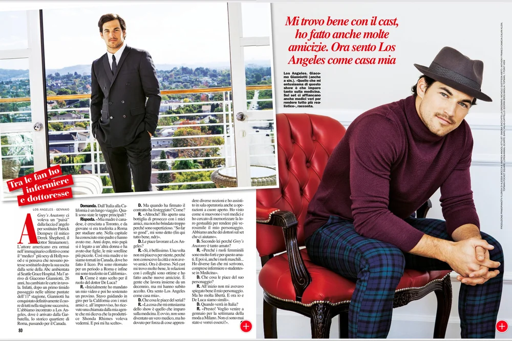Giacomo Gianniotti Actor