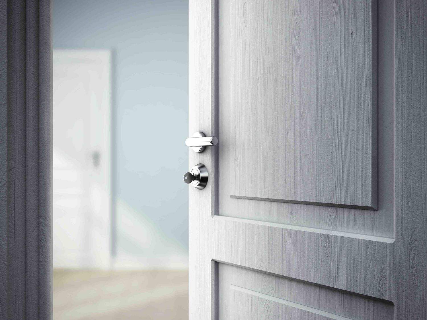 Use Temporary Blocks on the Door Jambs
