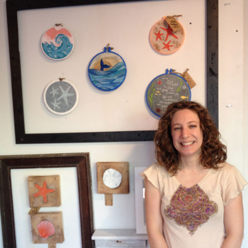 I had the opportunity to feature 10 pieces in the Wildwood, NJ artBOX on Morey's Piers this summer.