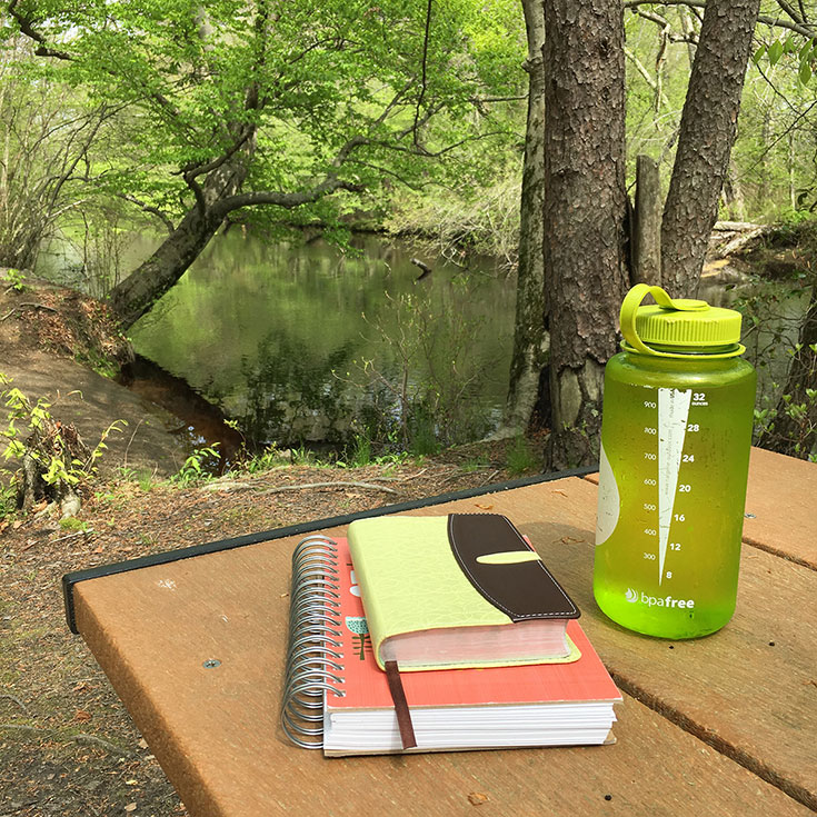 Retreat near the Rancocas Creek.