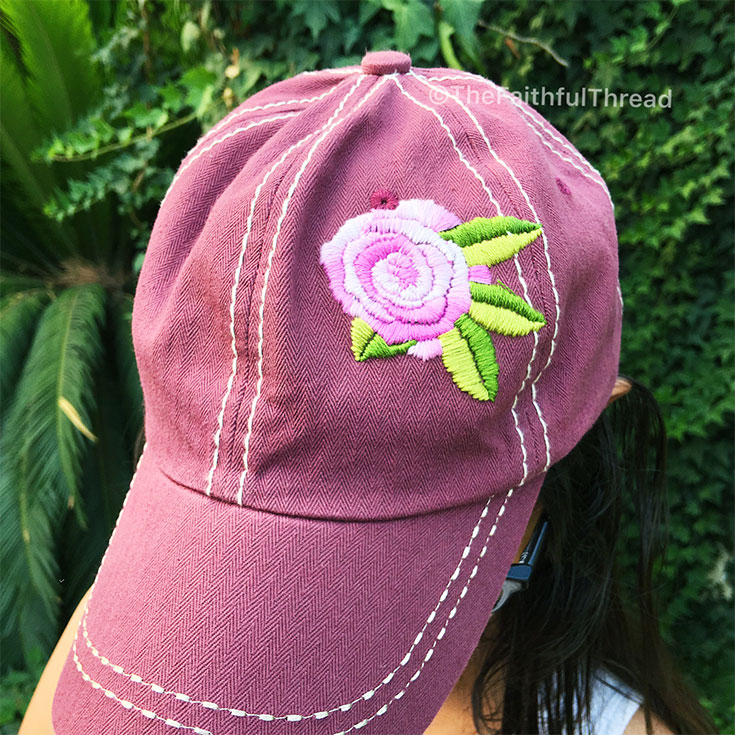 An alternate design using a similar rose motif.