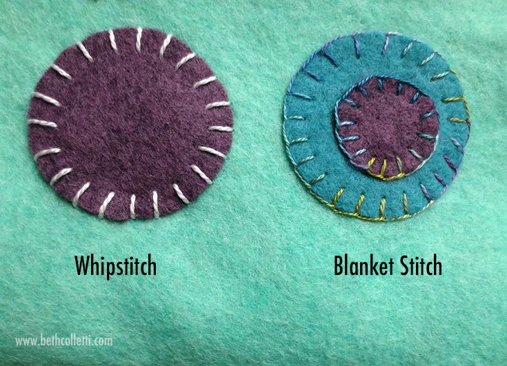 MustKnow Stitches for Felt Appliqué — Beth Colletti Art & Design