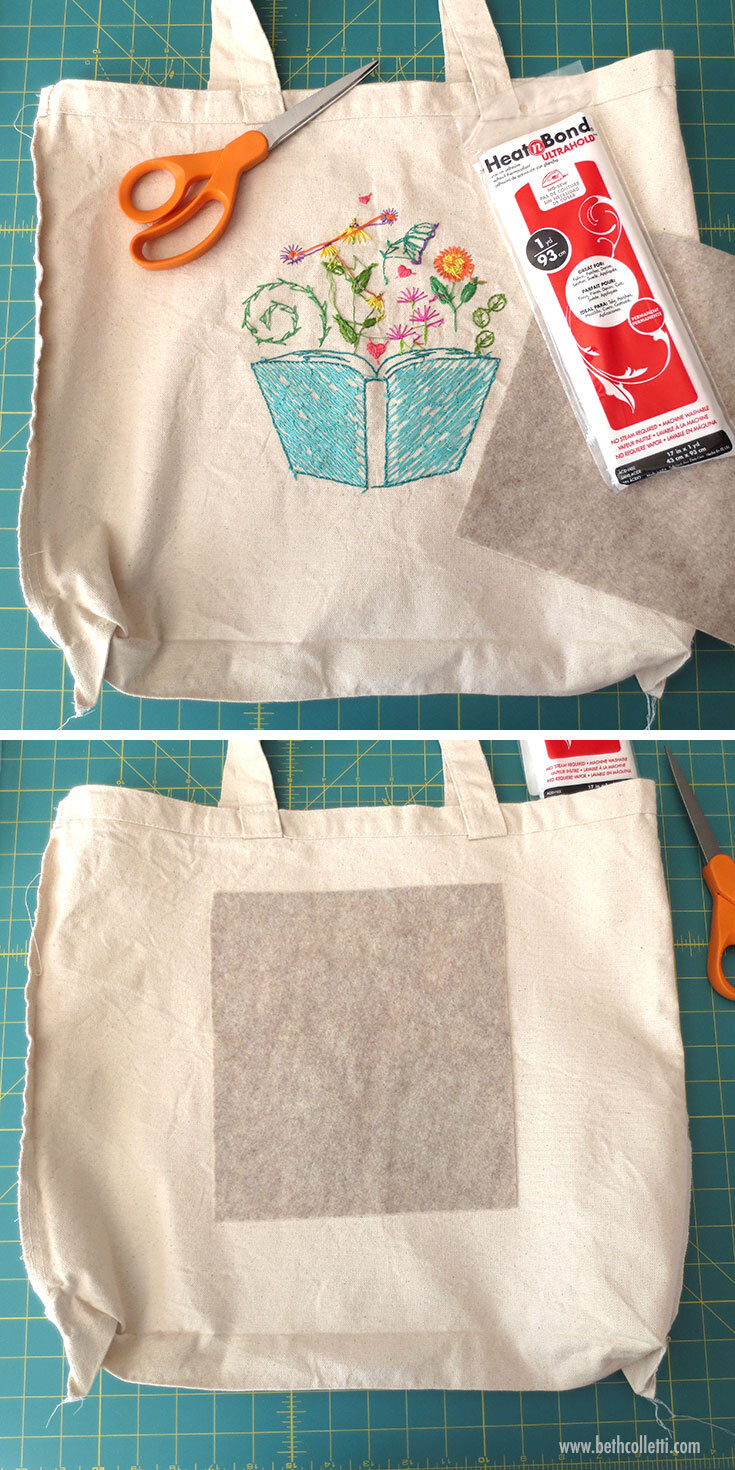 Step 5: Look at the pattern of the bag on the rear side of it