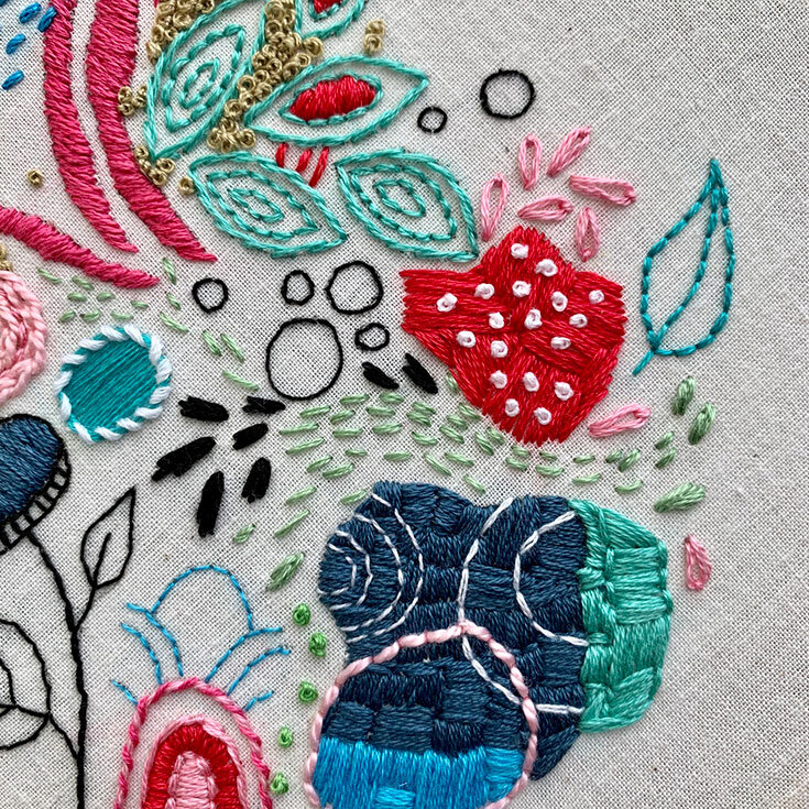 Mixed Media Paper Embroidery by Contempfleury