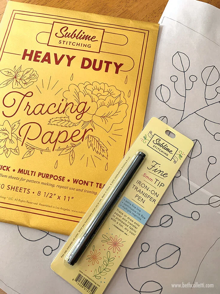 How to Choose the Best Way to Transfer Your Hand Embroidery Pattern