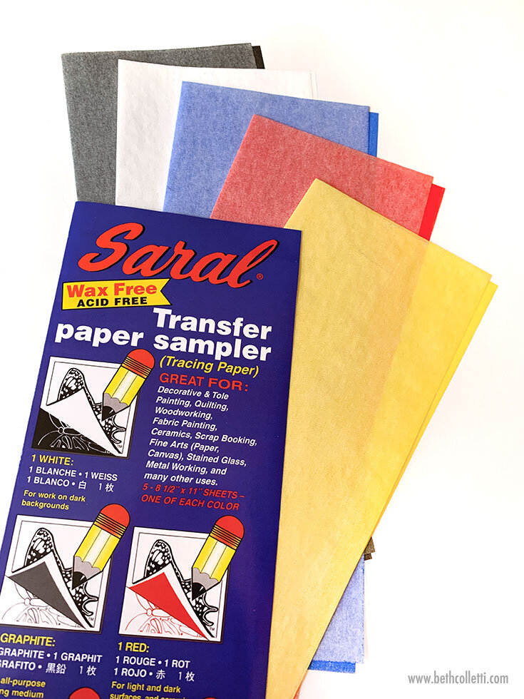 Saral Transfer (Tracing) Paper Transfer Paper Sampler Pack of 5 Sheets 8 1/2 in. x 11 in. Pack of 5 [Pack of 2 ]