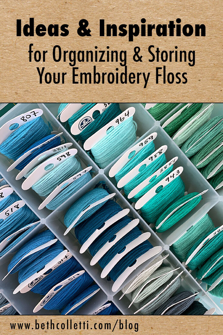 Ideas and Inspiration for Organizing and Storing Your Embroidery