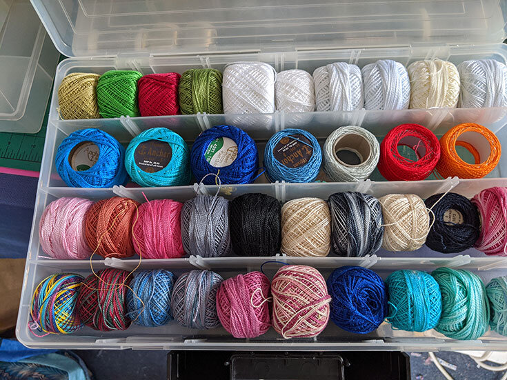 How do you keep your thread organized and cat-safe? : r/sewing