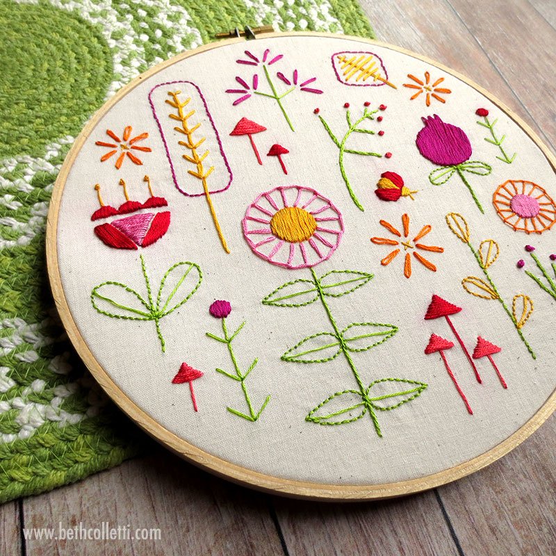 Beginner Embroidery Pattern