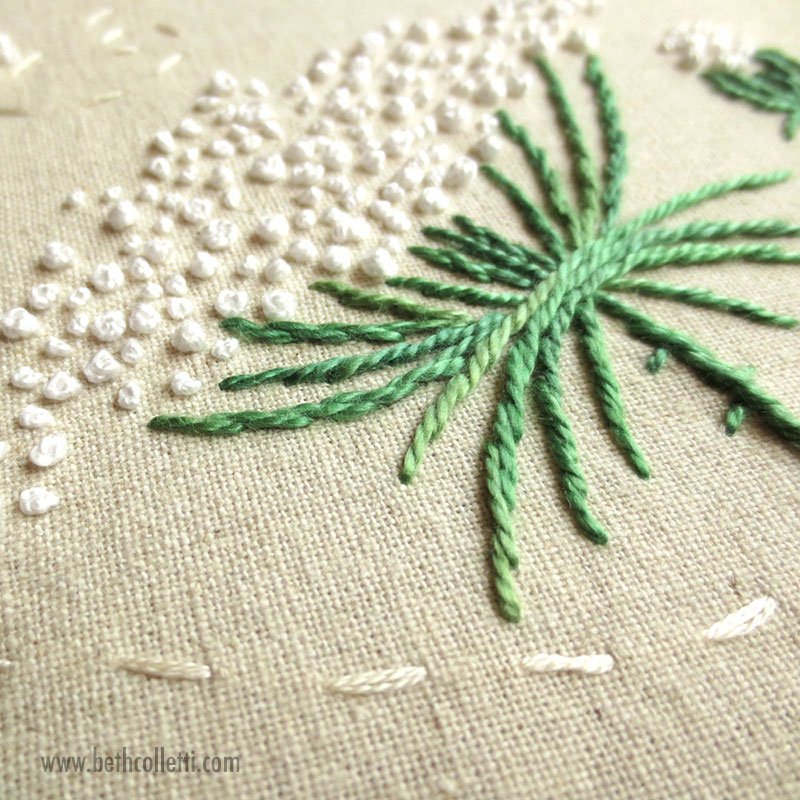 Queen Anne's Lace Embroidery Pattern