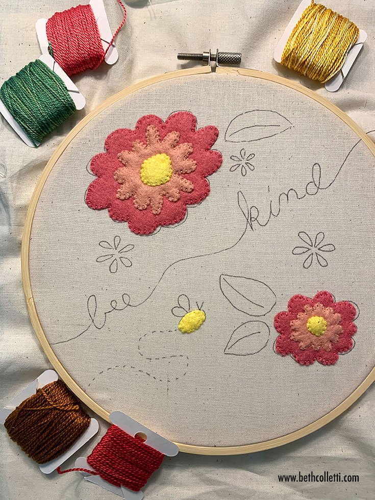 4 Ways to Add Appliquéd Details to Your Hand Embroidery — Beth