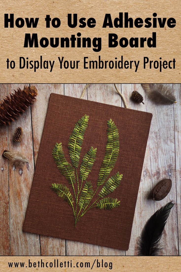 7 Methods for Displaying Rectangular Embroidery (Without Using a Round Hoop)  — Beth Colletti Art & Design