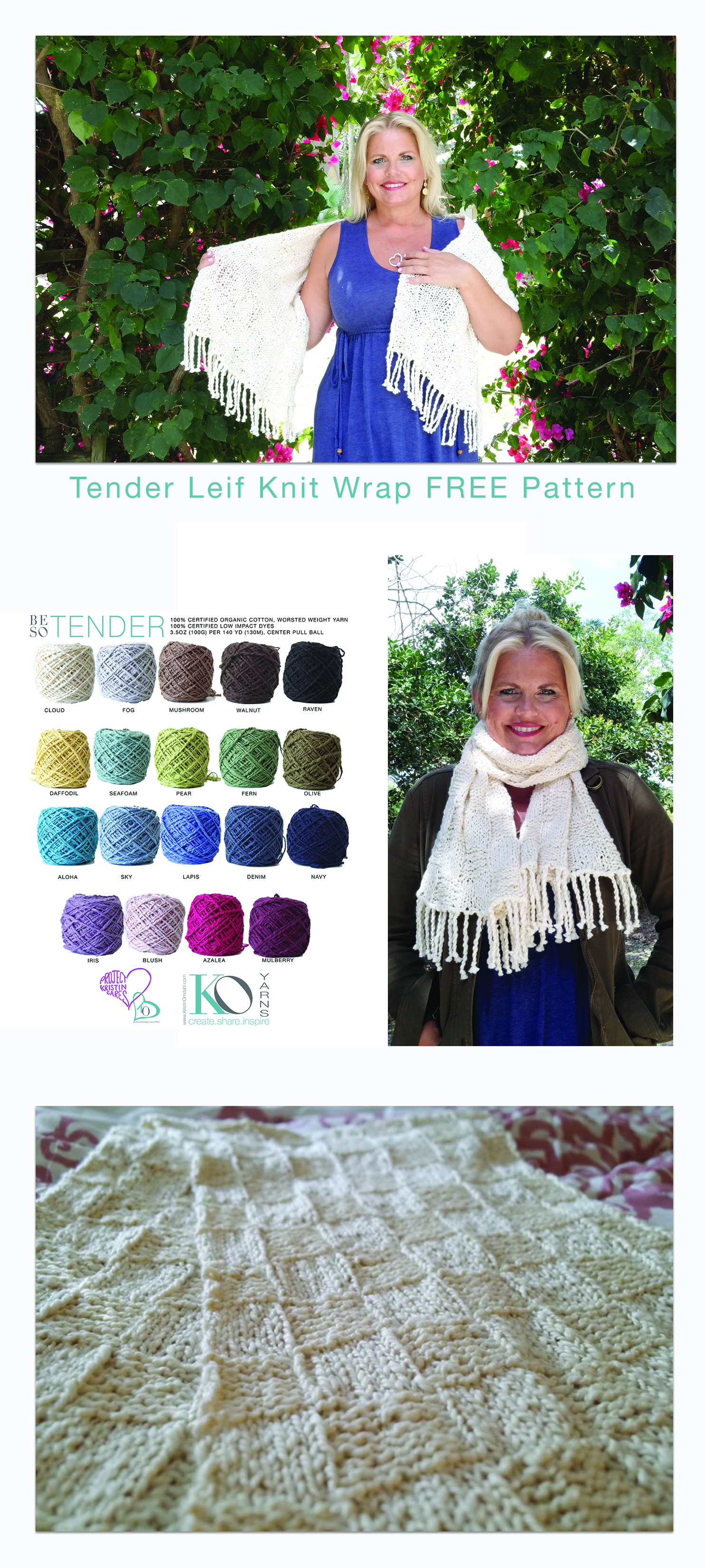 What to knit with cotton yarn free pattern