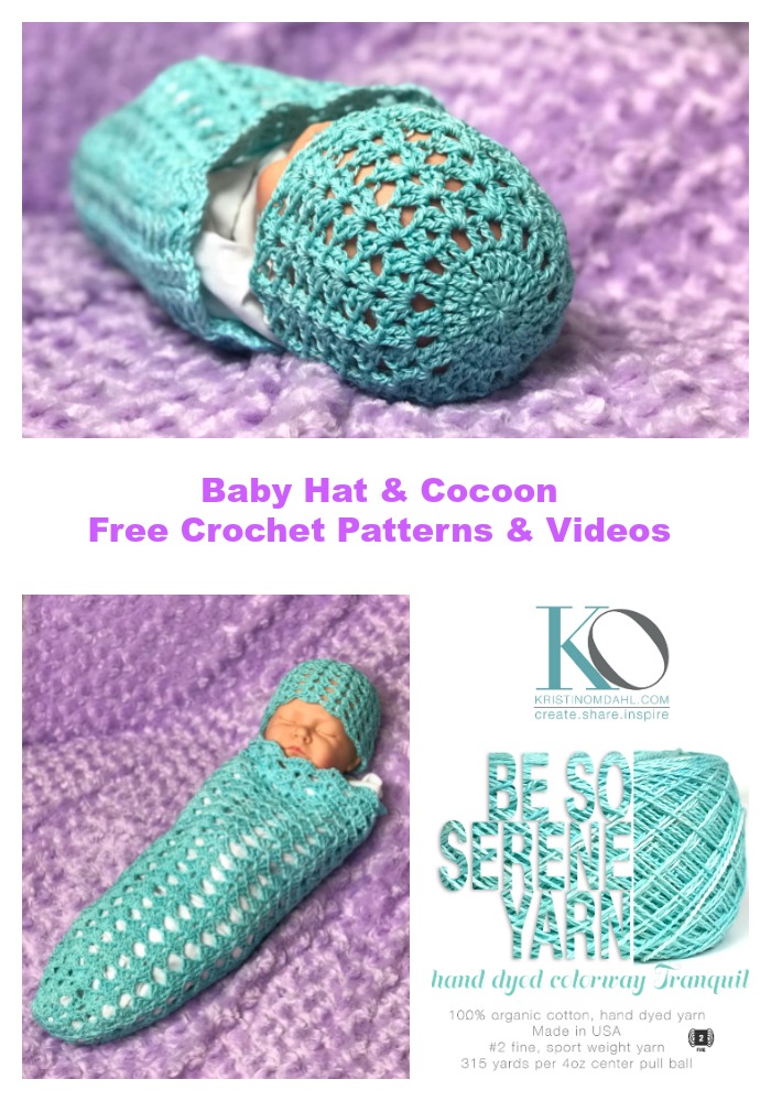 Crochet Cocoon Size Chart