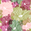 CHALK FLOWER MULTI COLOR PRINT on chartreuse.png