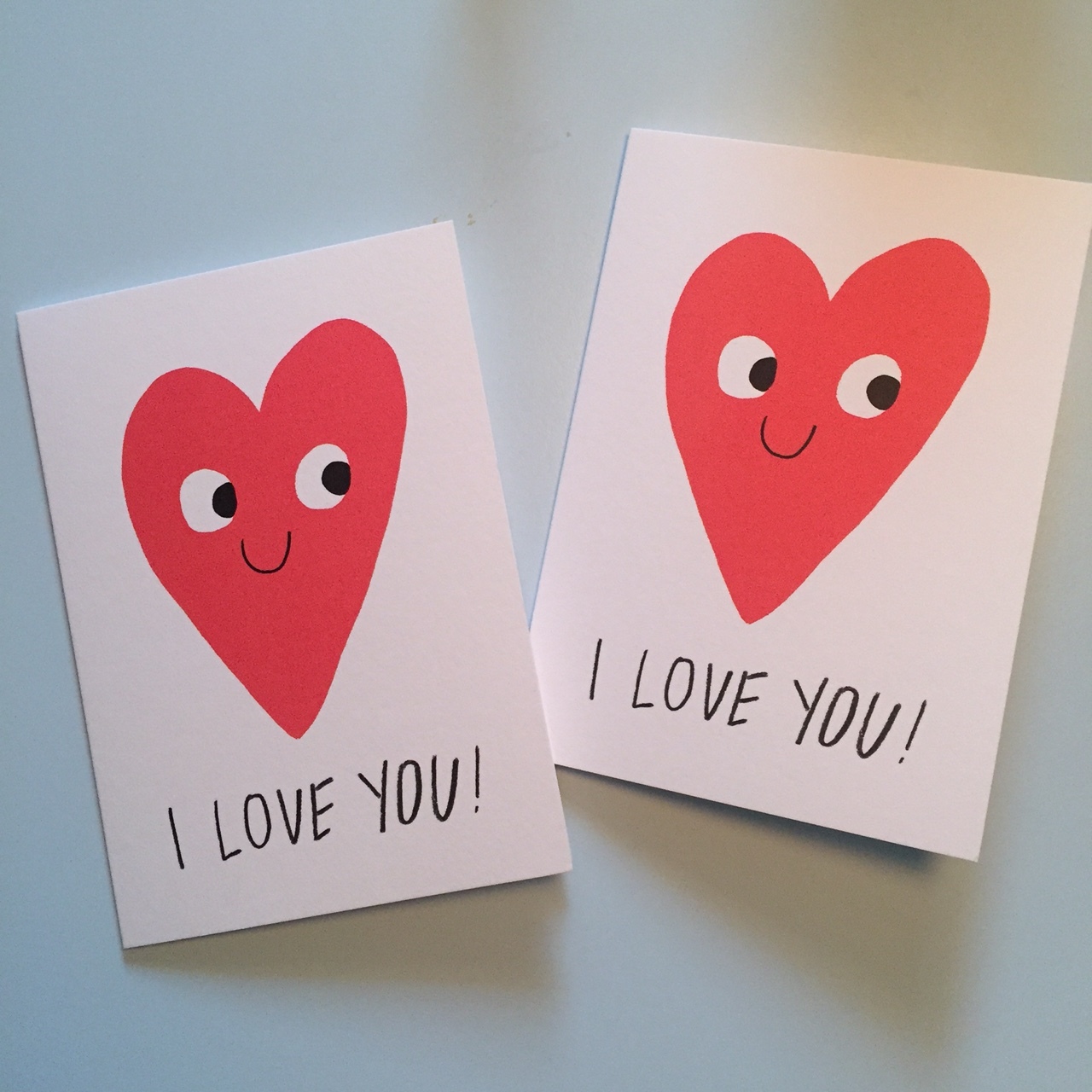 Who said romance is dead? Our matching Valentines card this year ;)