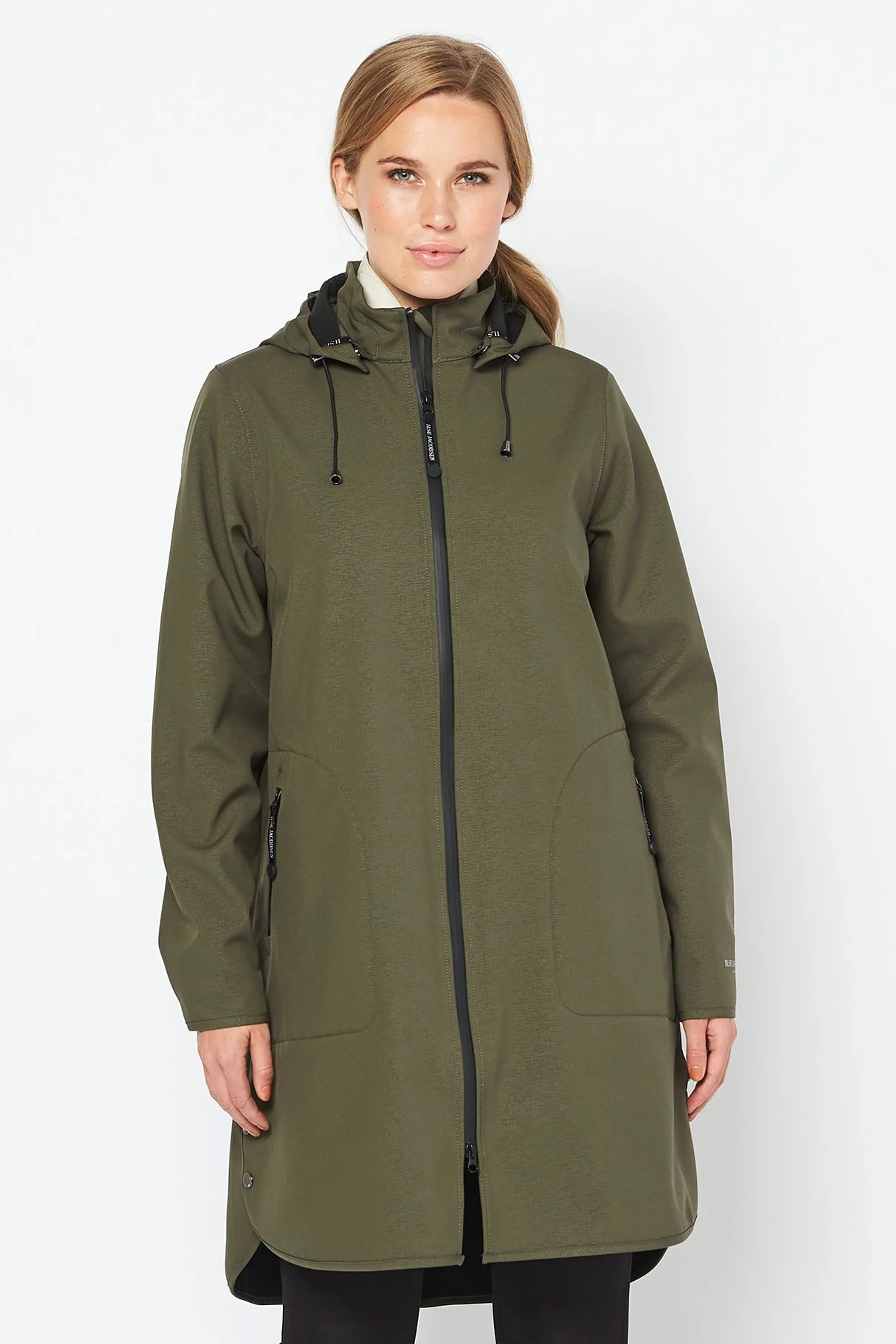 Green Raincoat by Ilse Jacobsen £225