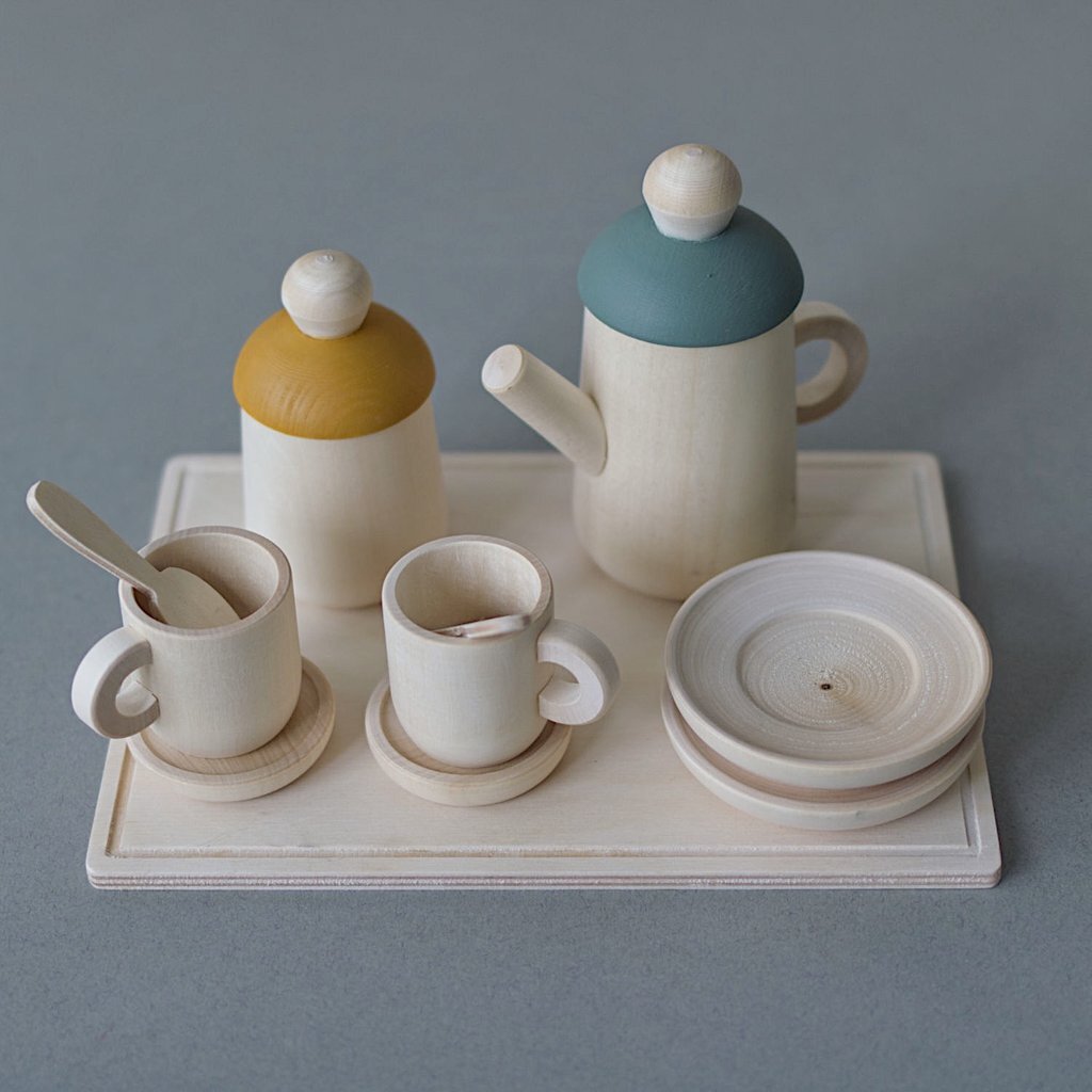 Wooden Tea Set, £35