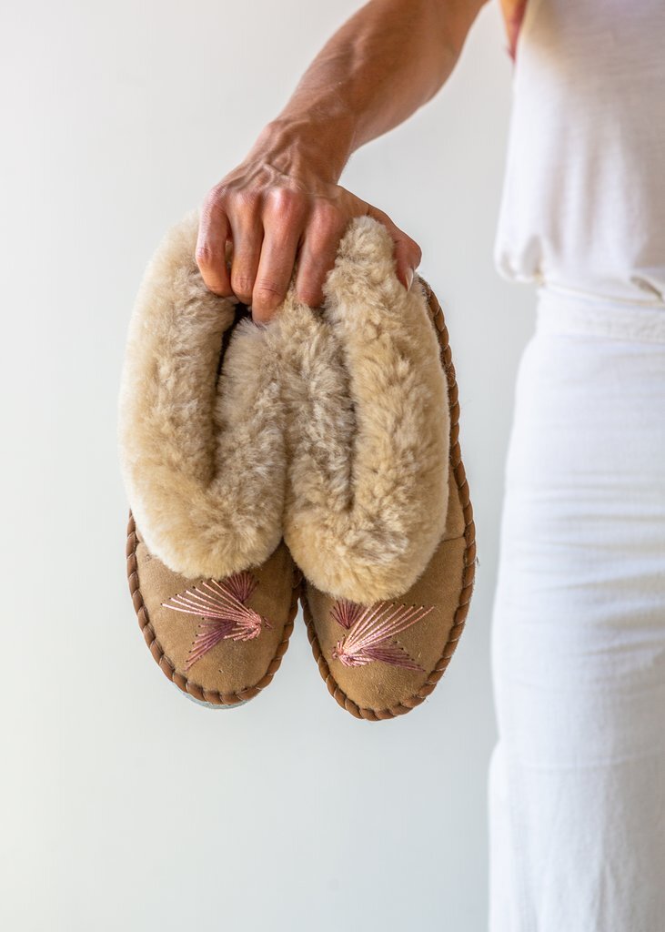 Sheepskin Moccasins, The Small Home £48