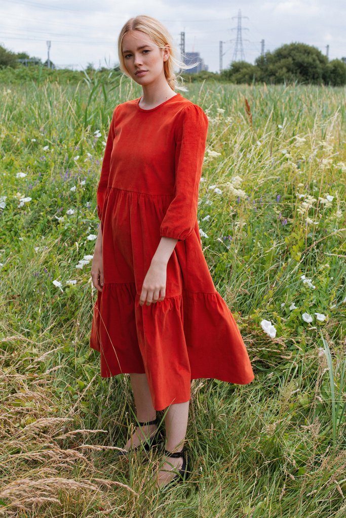 Cord dress, Justine Tabak £175